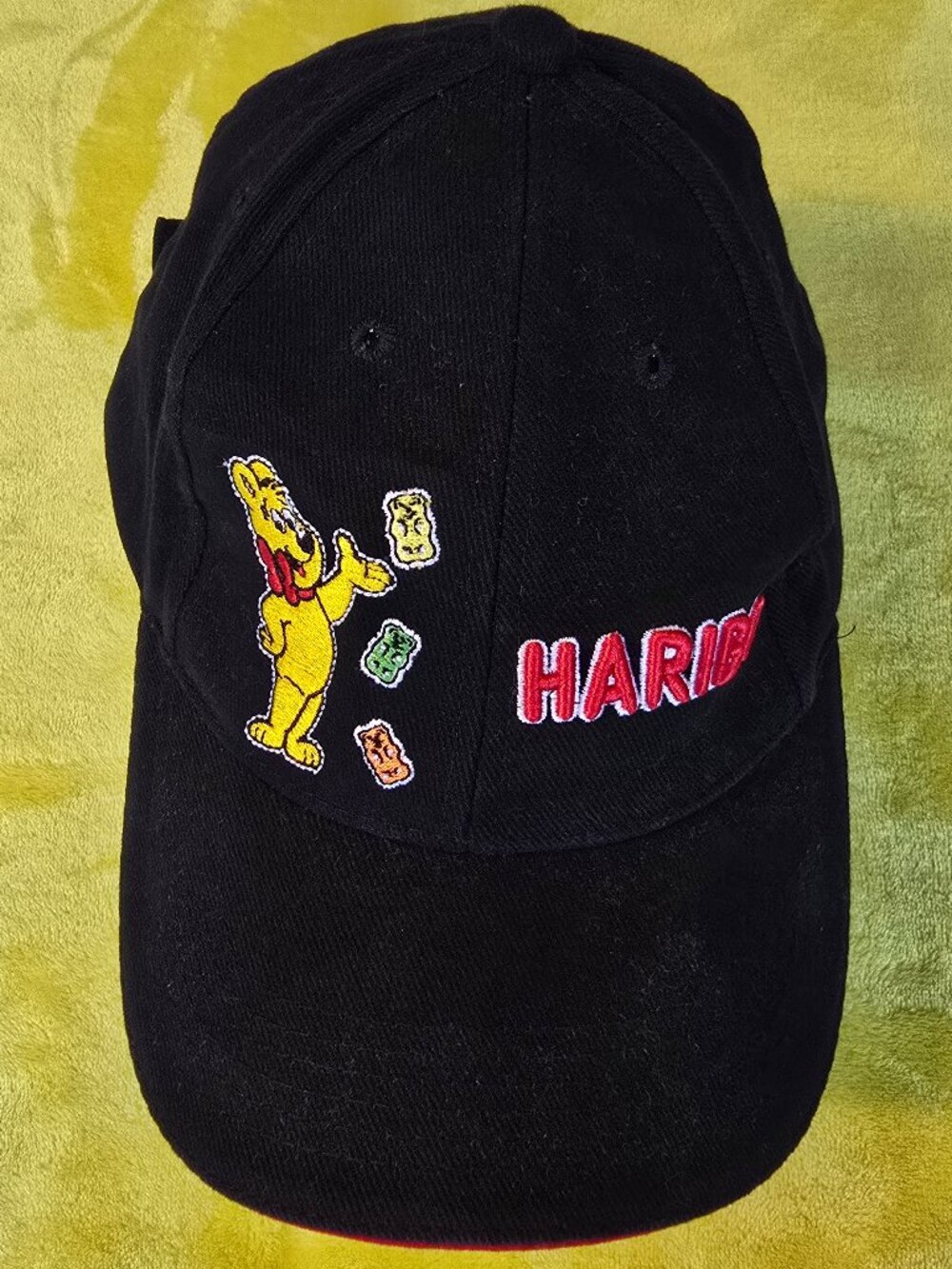 HARIBO Ball cap by P.M.O. Black with embroidery